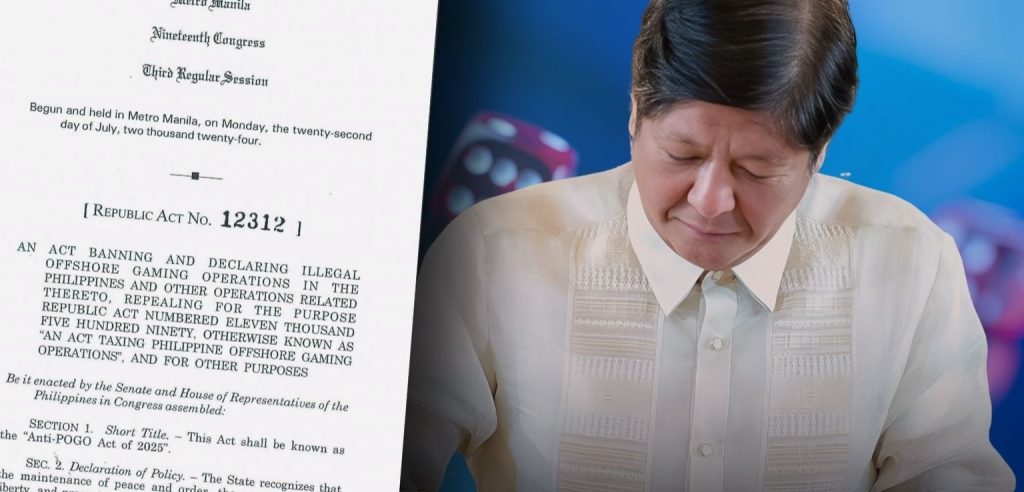 The Philippines has formally enacted the Offshore Lottery Act, which prohibits all offshore network gambling operations.
